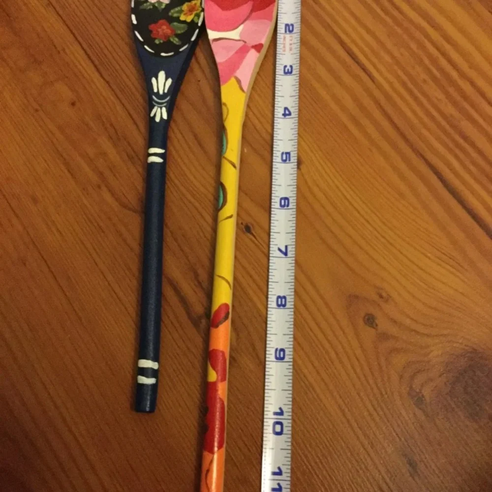Hand painted decorative wooden spoons